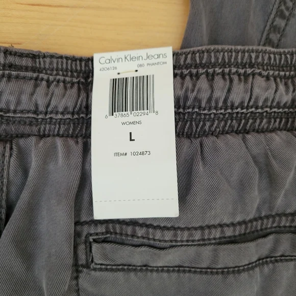 Calvin Klein pull on, drawstring pants - Picture 3 of 7